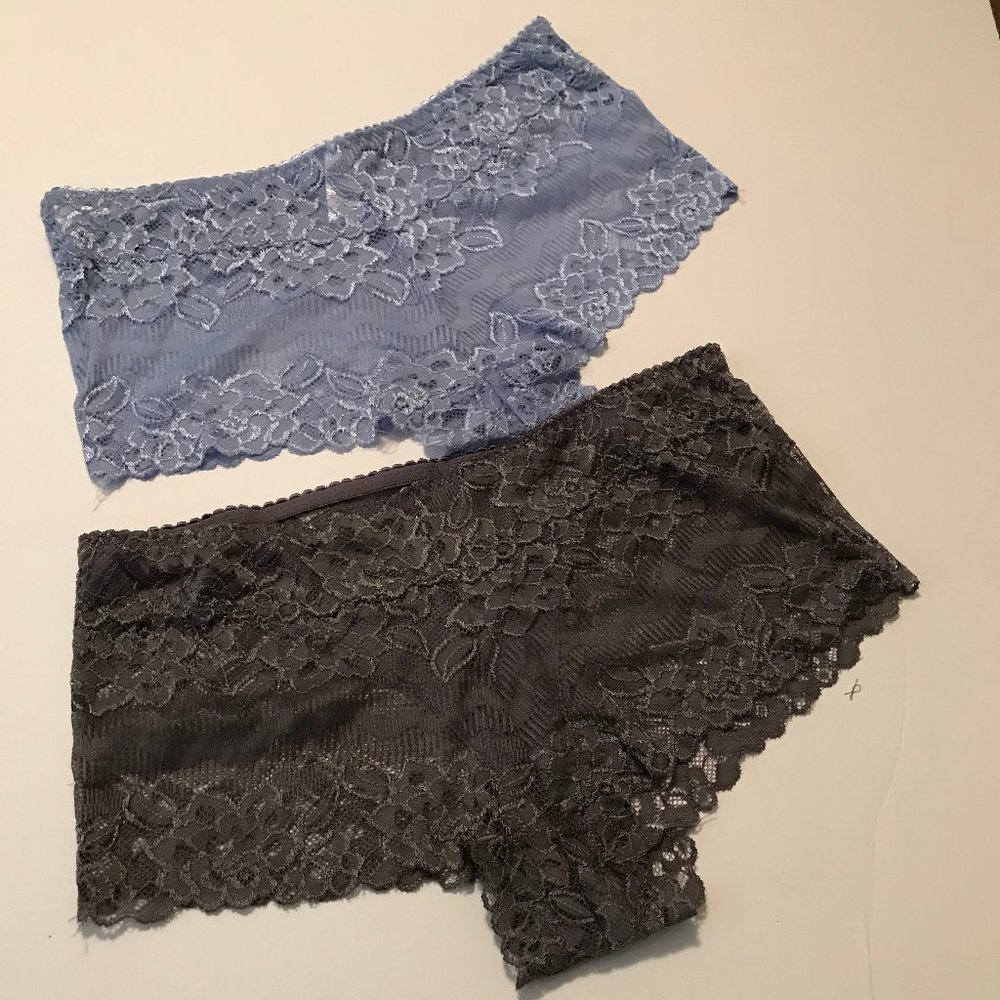 KATHY IRELAND LACE PANTY 2 PACK 2X